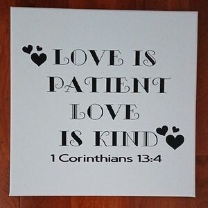 Inspirational Wall Art with Quote - Black and White